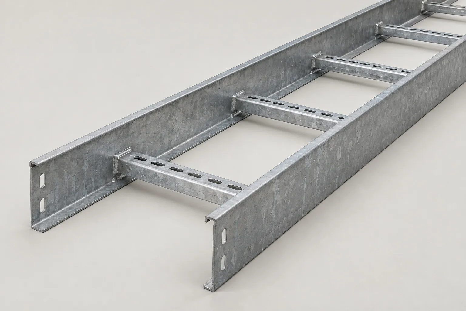 Cable ladder heavy duty finishing hot dip galvanized